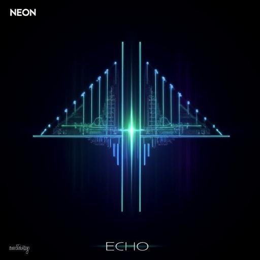 그룹 NEON의 앨범 'ECHO' 커버 아트